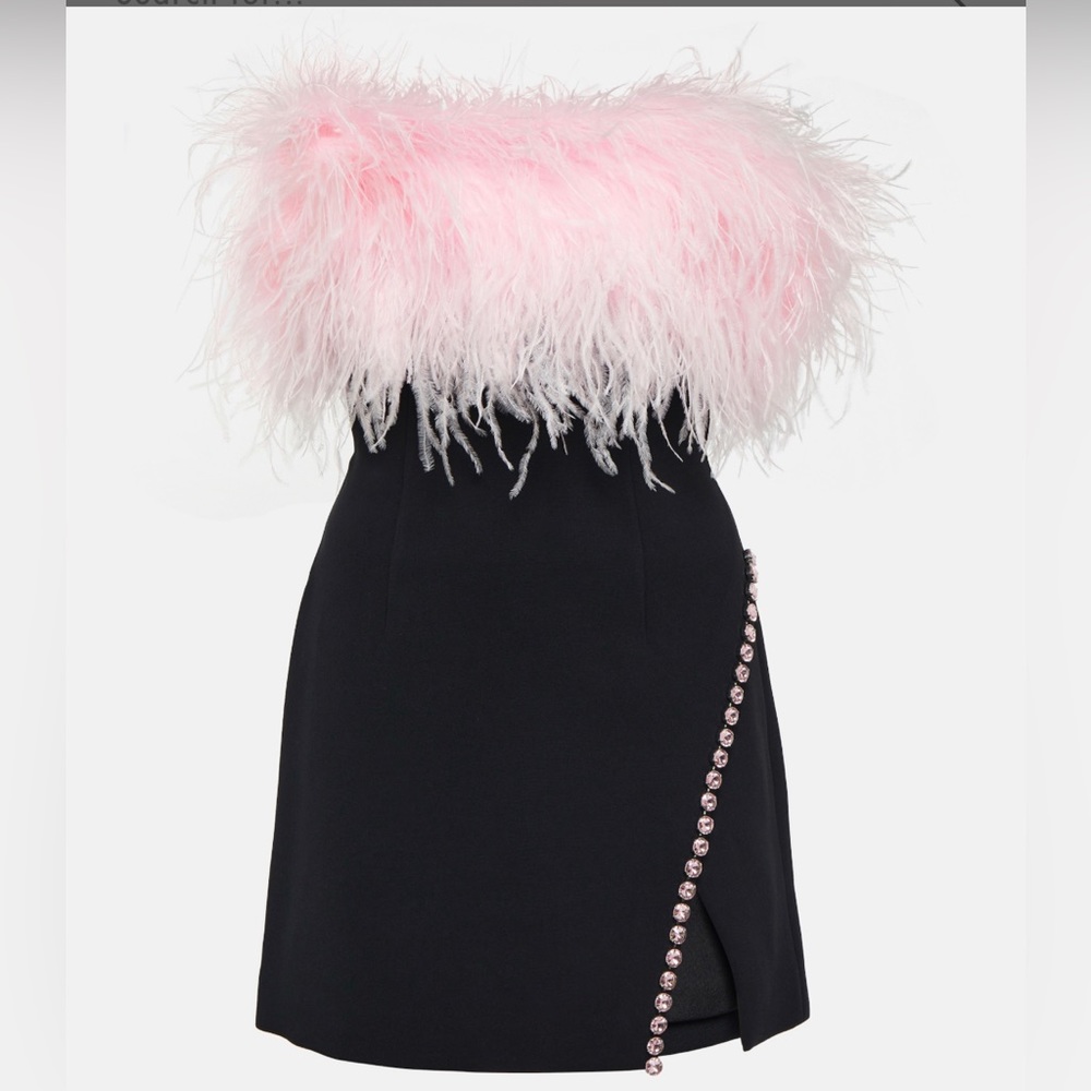 Self Portrait Feather Dress NWT
